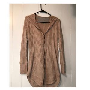 Tan long zip up cardigan | Dress To Impress HP 😀